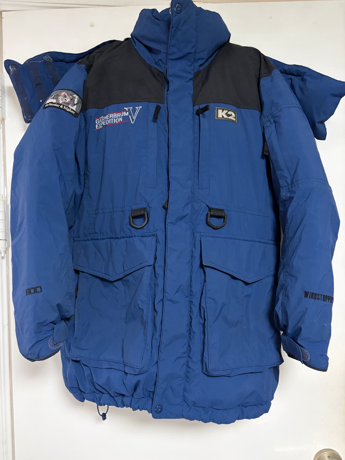 K2윈드스토퍼 800구스다운 패딩 상품이미지1