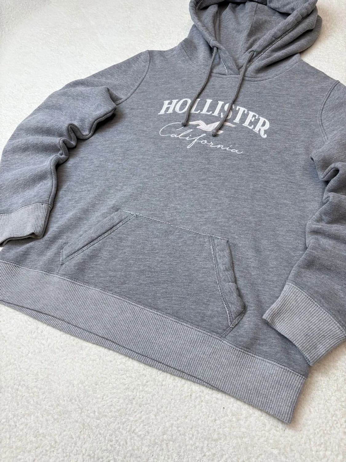 홀리스터 00's Y2K 양털 후드 집업 A1634 상품이미지3