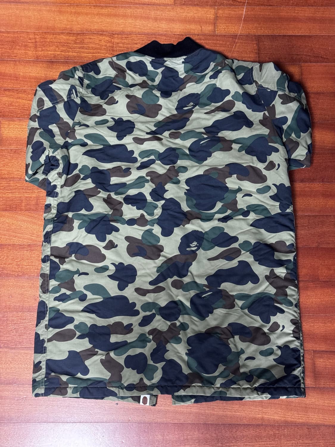 베이프 녹계 롱패딩 상품이미지2