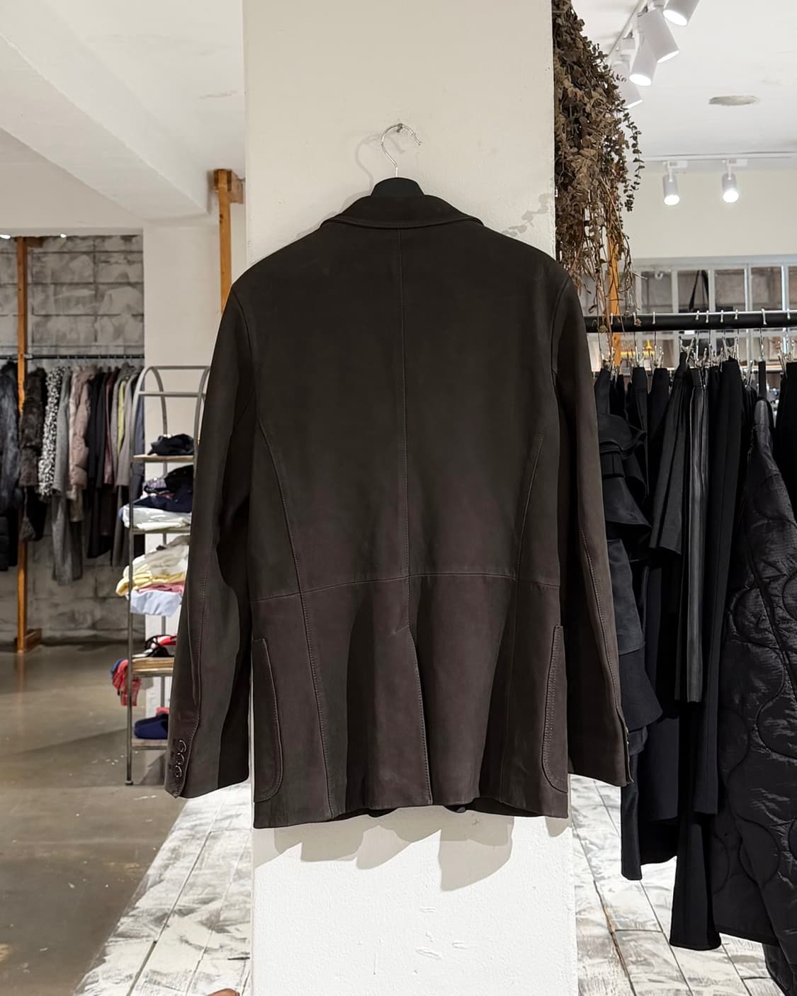 프라다 브라운 롱 포켓 스웨이드 자켓 상품이미지6