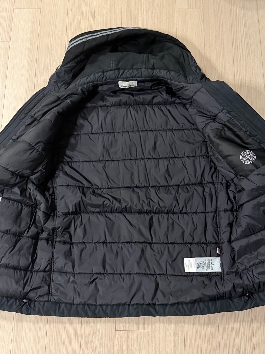 {당일 발송/XL} 스톤아일랜드 마이크로 랩스 패딩 다크 네이비 상품이미지9