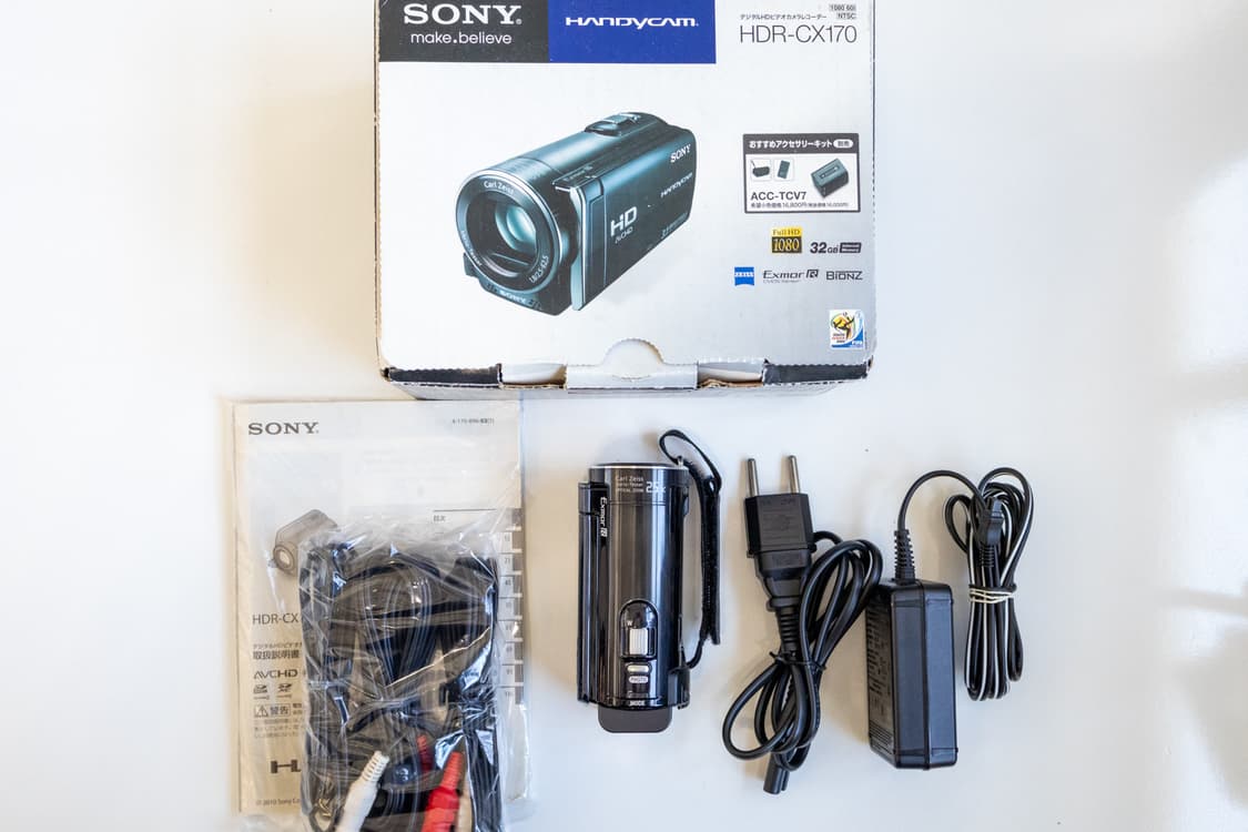 Sony HDR-CX170 / 빈티지 디지털 캠코더 상품이미지9
