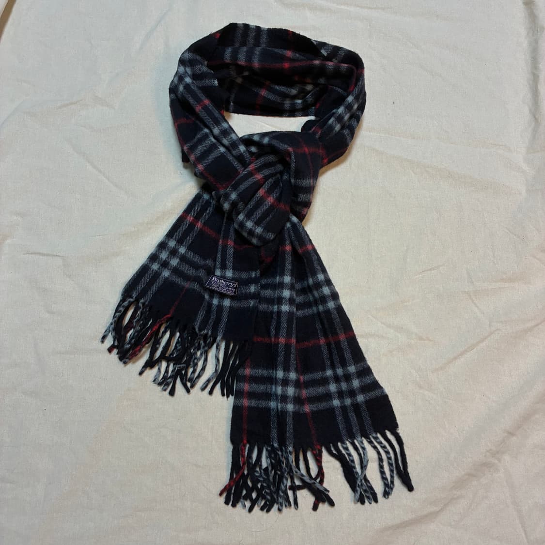 버버리 정품 캐시미어 머플러 체크 상품이미지1