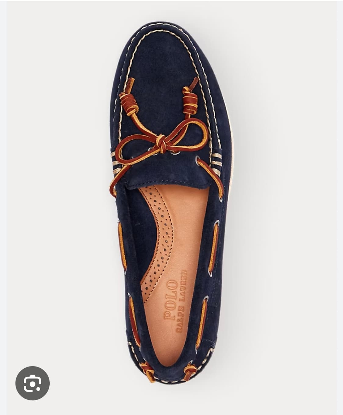 폴로 랄프로렌 네이비 스웨이드 보트 슈즈 상품이미지2