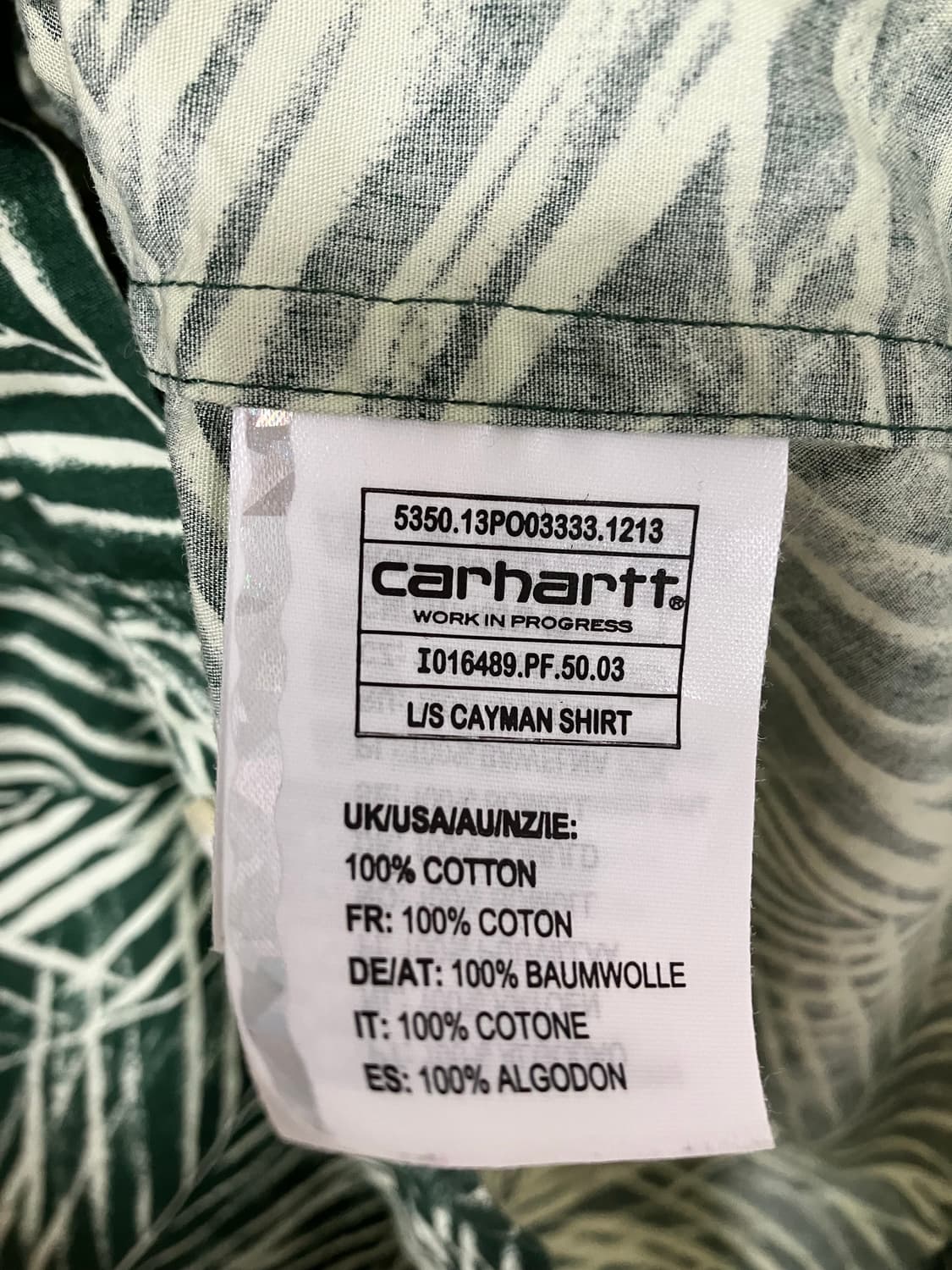칼하트 CAYMAN 셔츠 (M사이즈) 상품이미지3