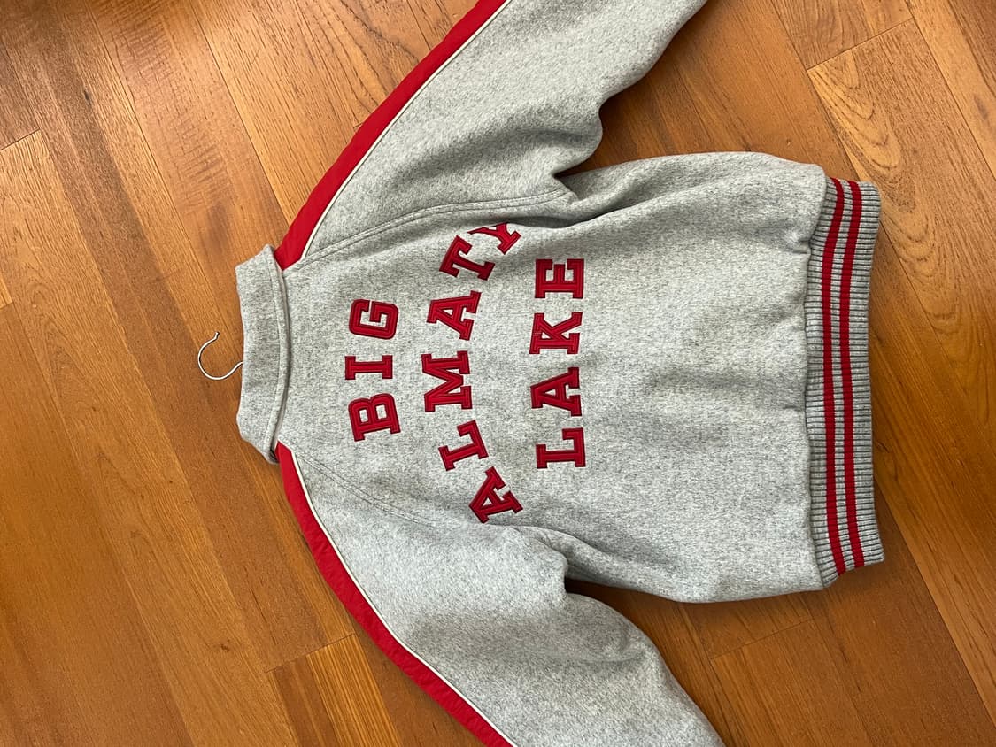 쿠아로카 그레이 바시티 자켓 XL 상품이미지4