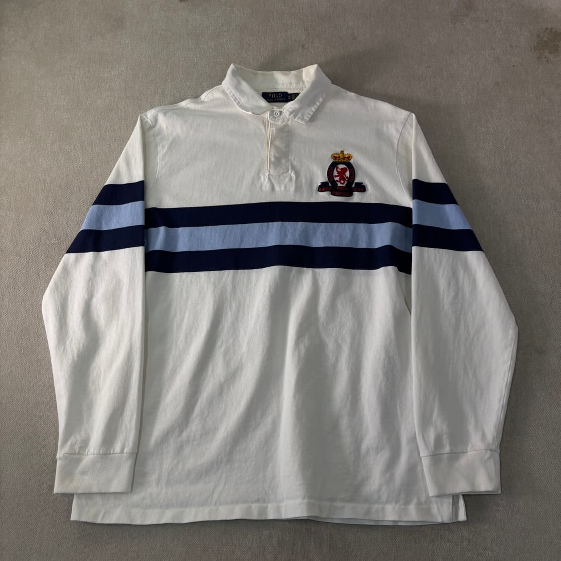 105 폴로랄프로렌 빈티지 엠블럼 럭비티 상품이미지1