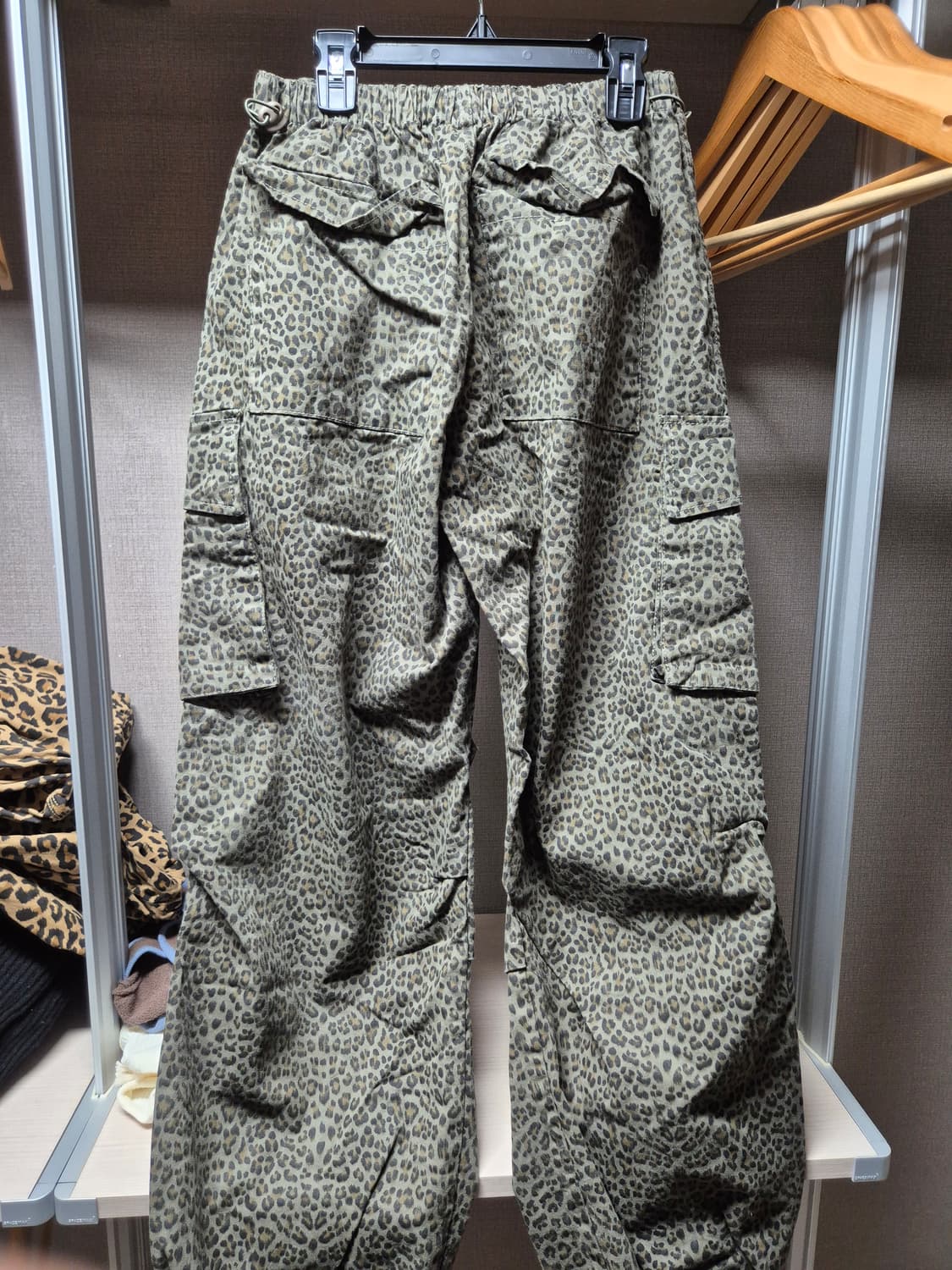 에즈이프캘리 파라슈트 팬츠 레오파드 as if calie 상품이미지9