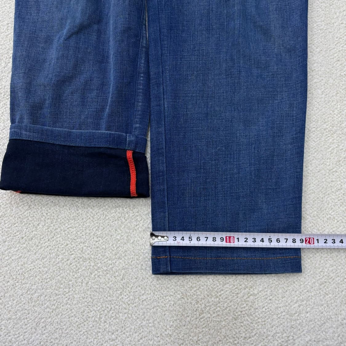 36 빈티지 블루 데님 팬츠 0310E 상품이미지8