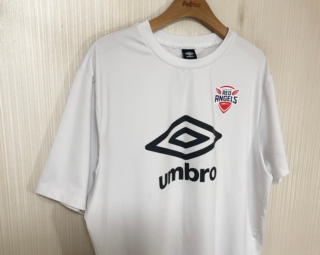 WK리그 엄브로 인천 현대제철 레드엔젤스 선수실착 트레이닝셔츠 2XL 상품이미지5