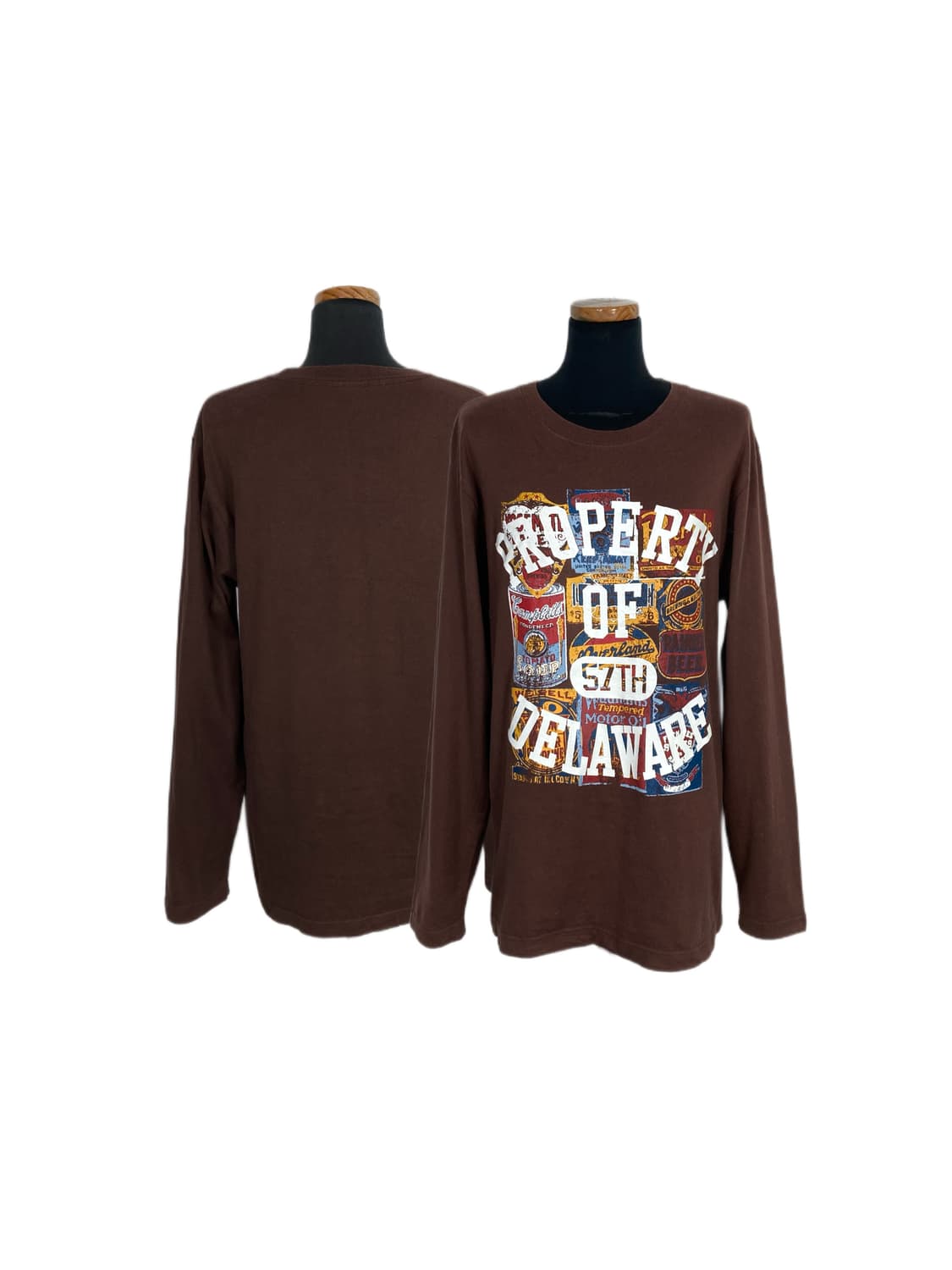brown delaware printing tshirt 상품이미지1