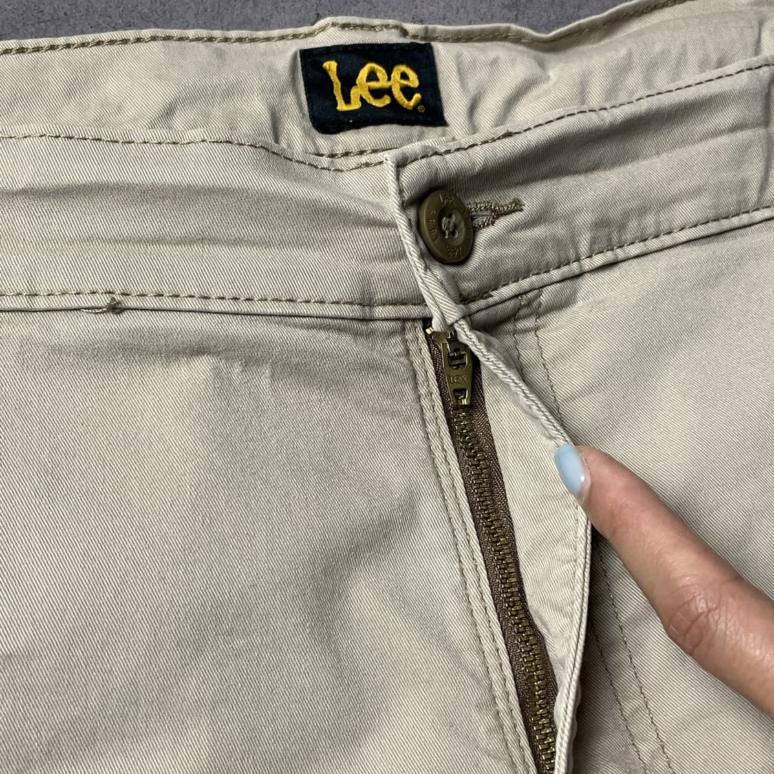 LEE 리 베이지 카고 워크 하프팬츠 A01215 상품이미지3