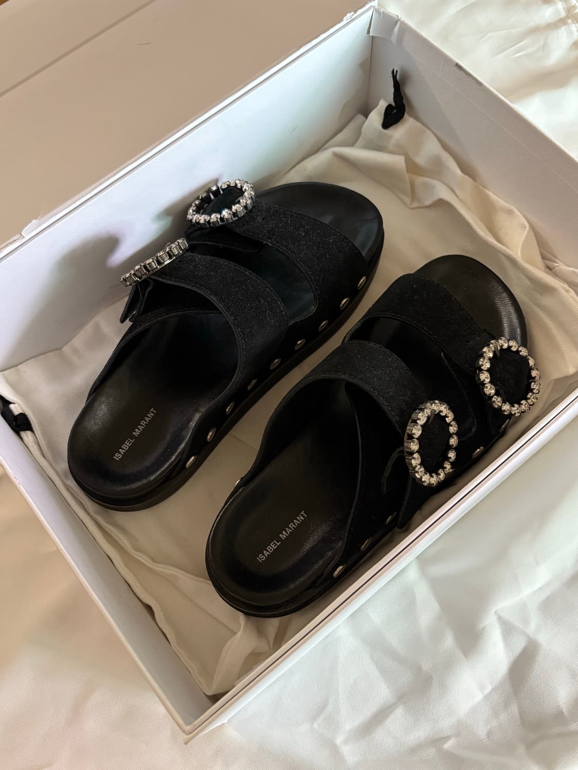 Isabel Marant 이자벨마랑 노디 스웨이드 샌들 상품이미지1