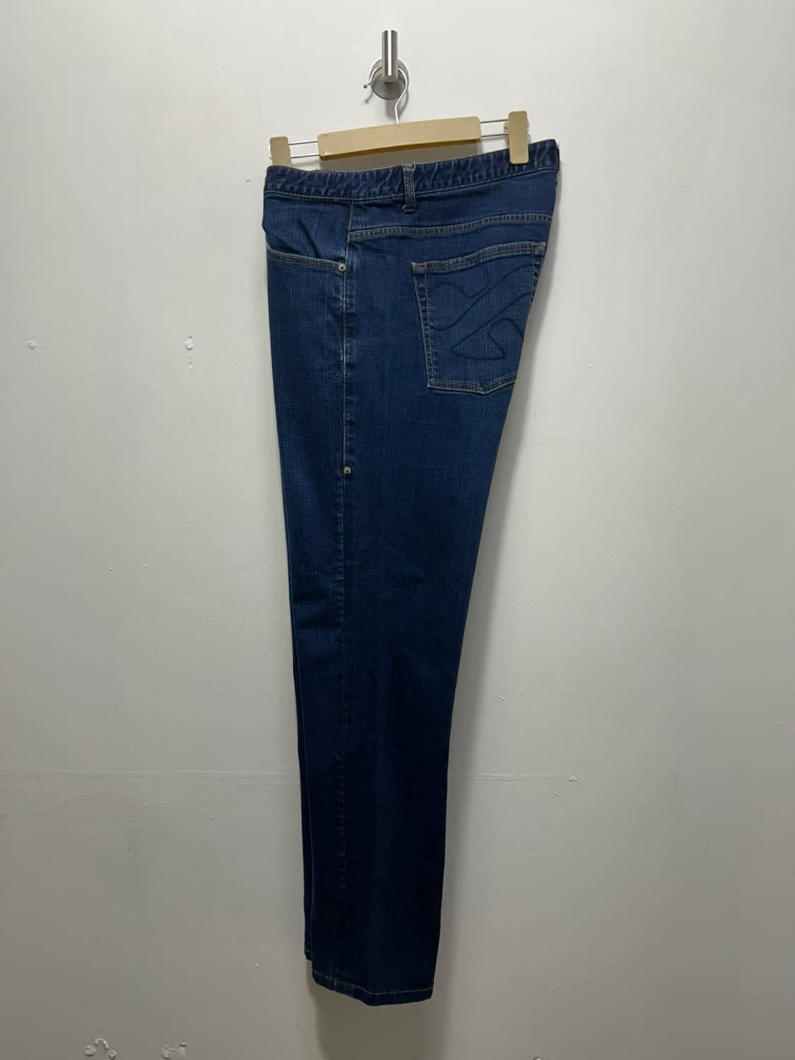 후부 남성 가죽패치 데님팬츠 38사이즈  상품이미지2