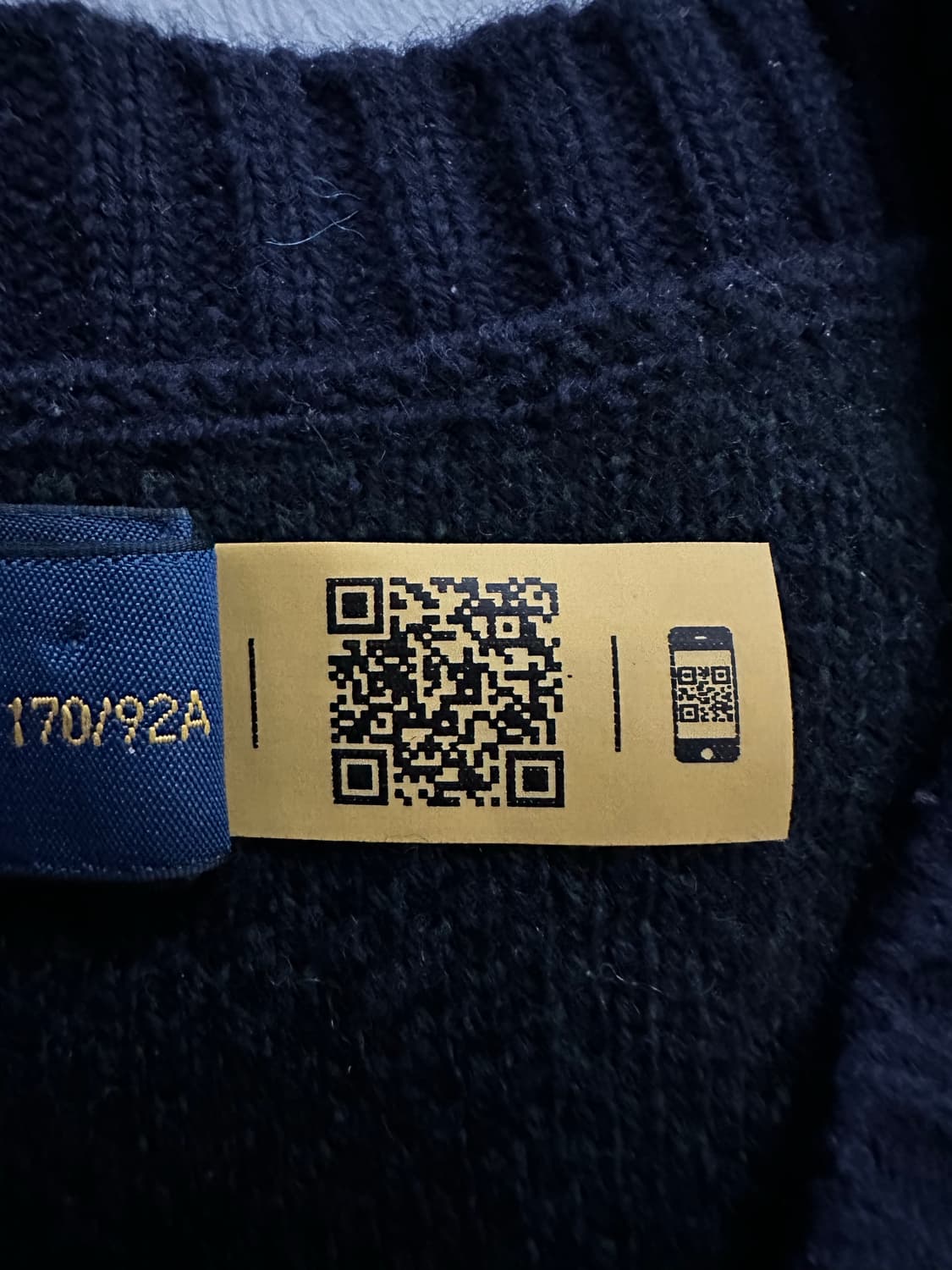 폴로 랄프로렌 체크 니트 S 상품이미지3