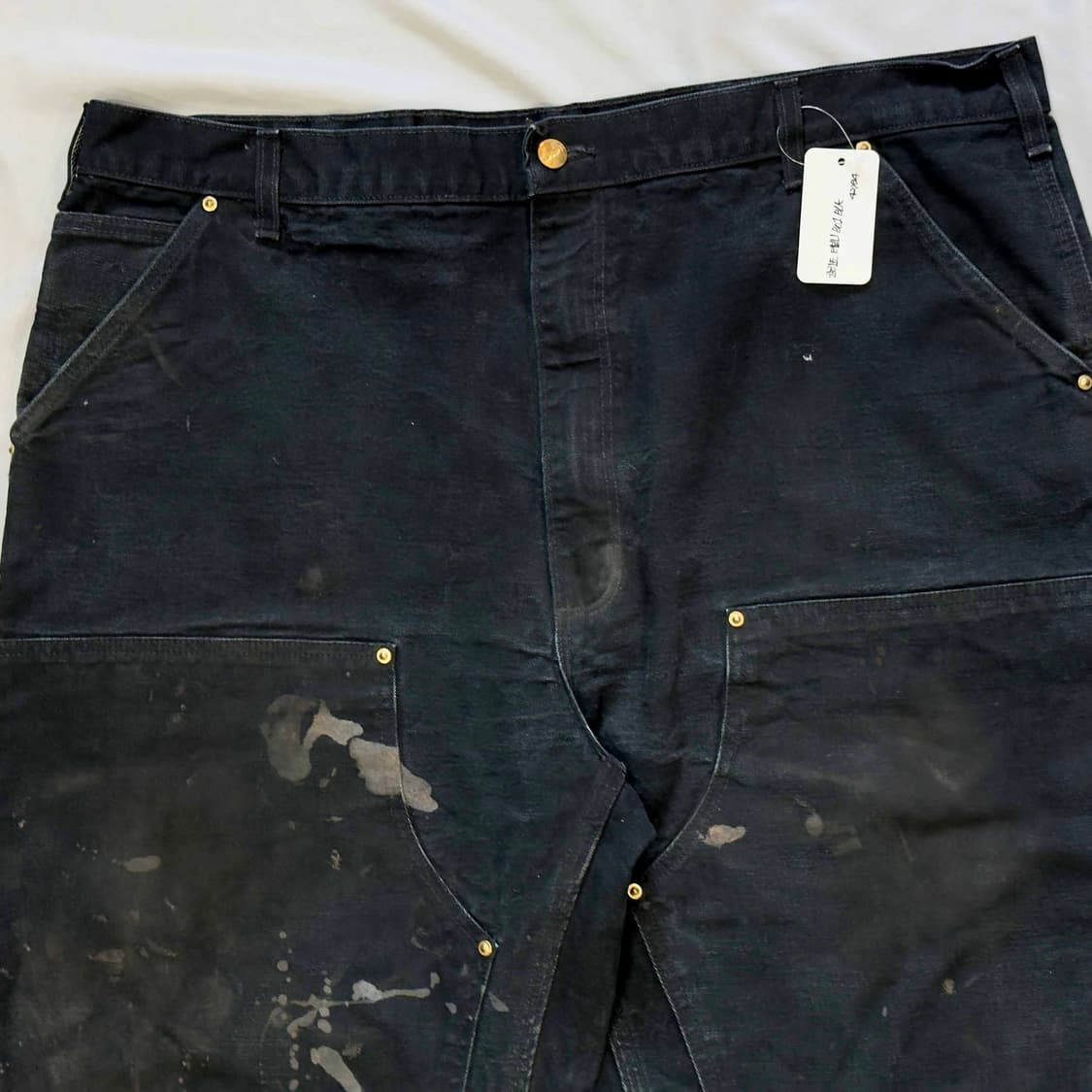 00s 칼하트 더블니 워크팬츠 B01 BLK 42X34 상품이미지2