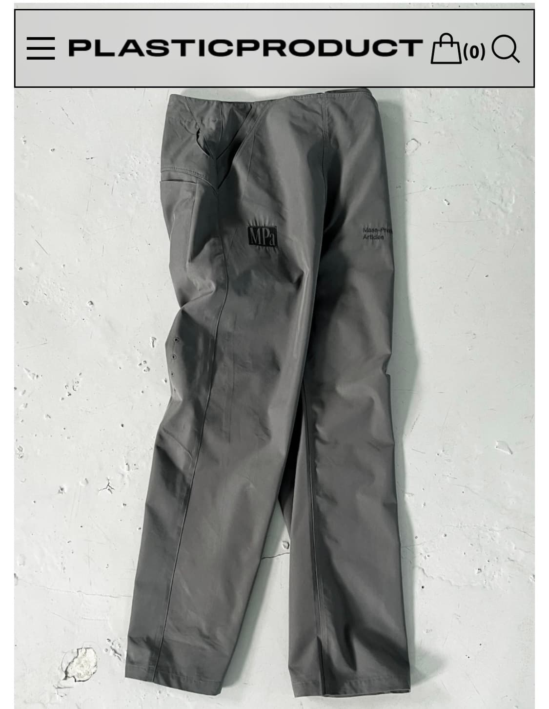 플라스틱 프로덕트 covers fly pants[L] 상품이미지2