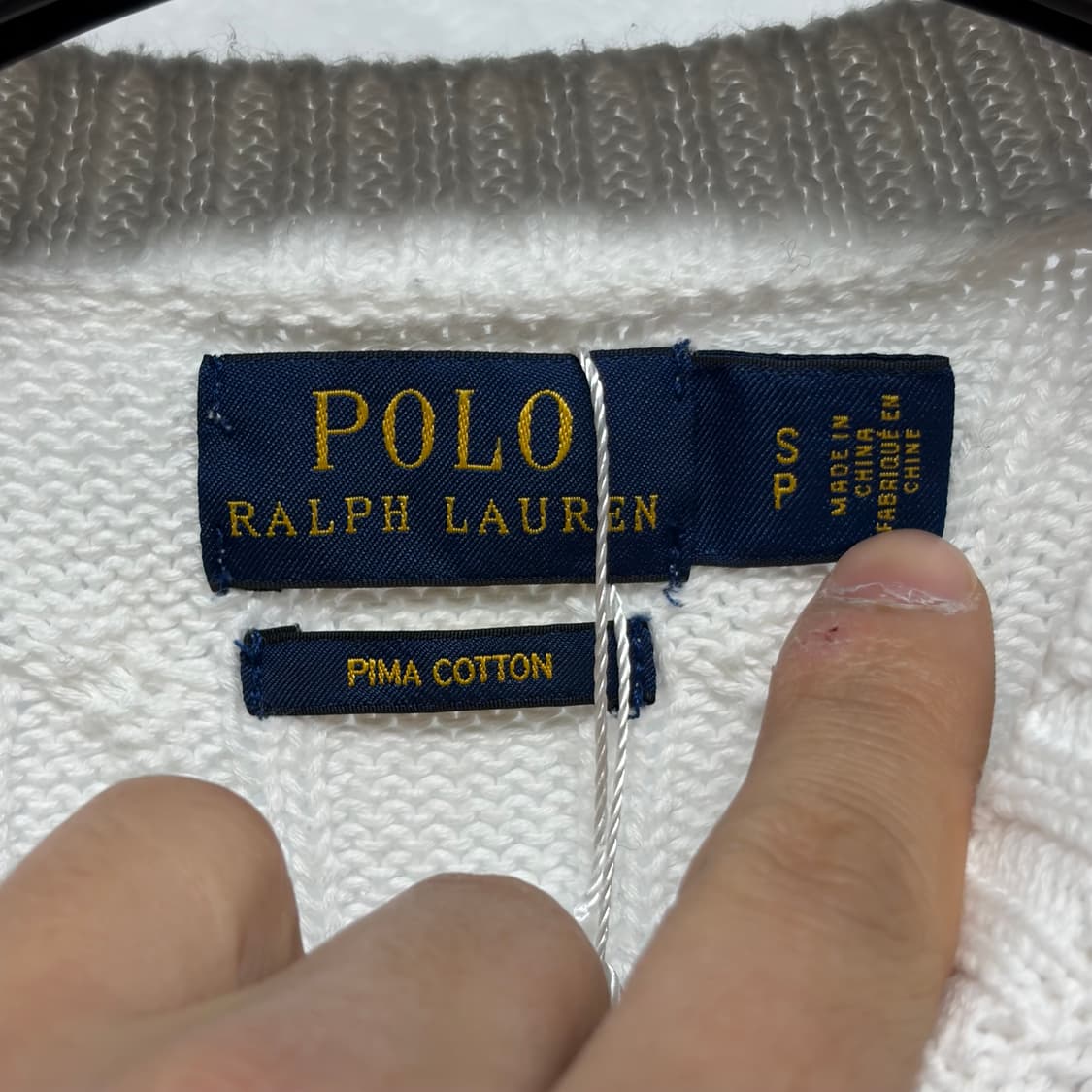 폴로 랄프로렌 케이블 반팔 니트 상품이미지4