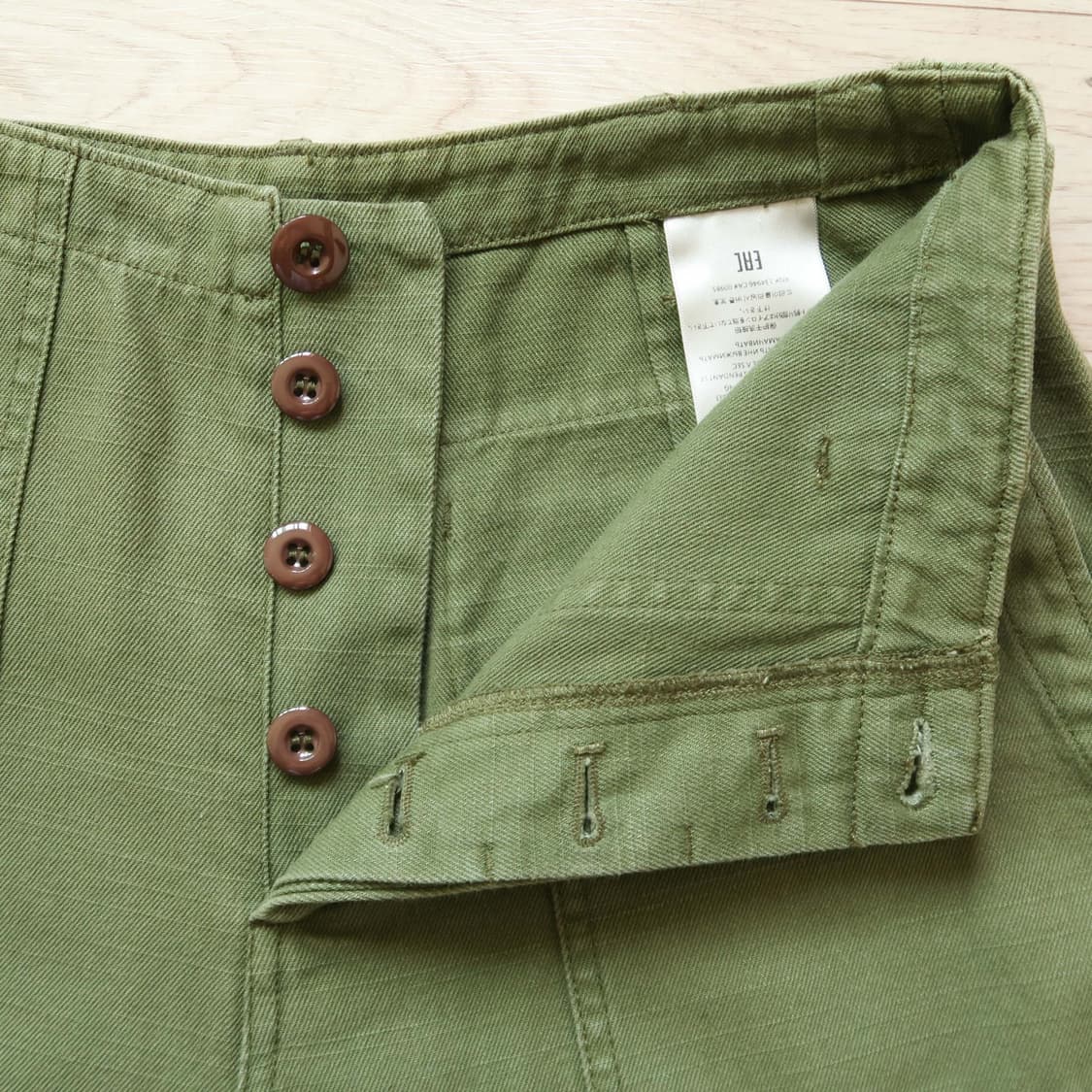 R13 와이드 레그 퍼티그 팬츠 상품이미지7