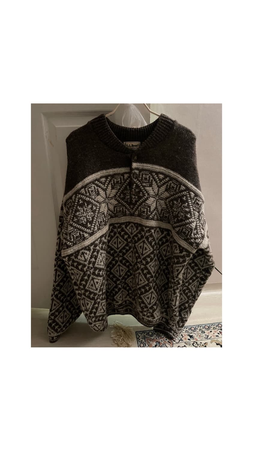 LL bean 엘엘빈 노르딕 빈티지 니트 상품이미지1