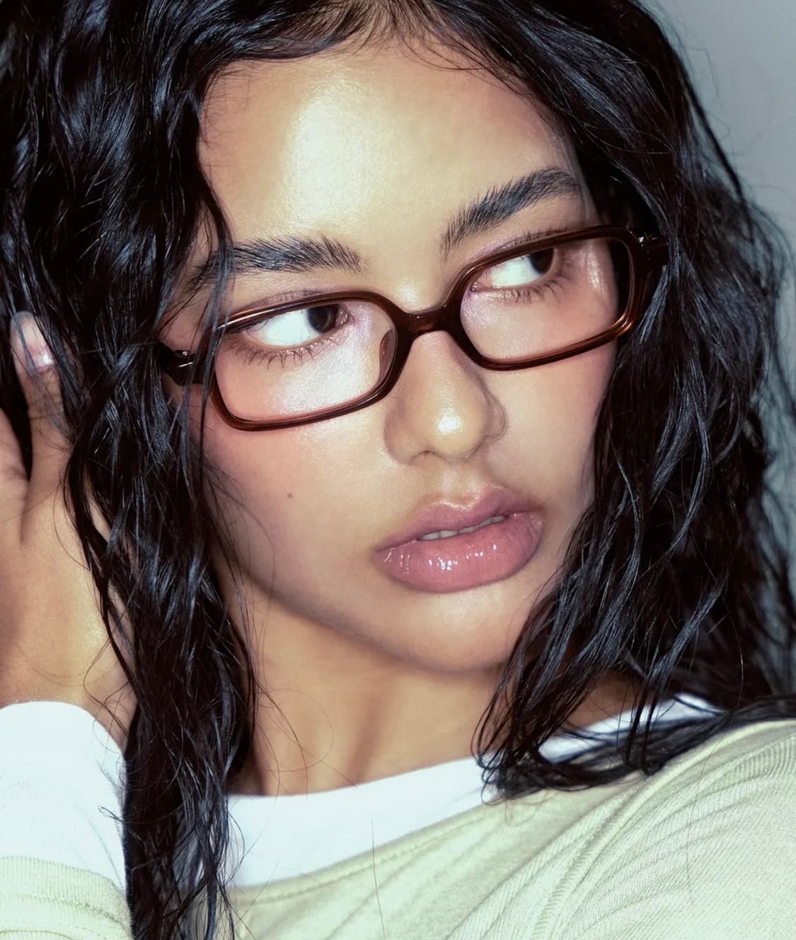 리에티 사각 안경 스퀘어 브라운 ANITA RT 1025 C2 BROWN 상품이미지1