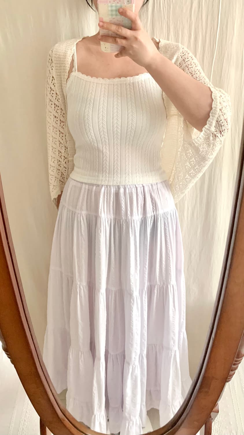 sorridere 아이보리 글리터 니트 볼레로 상품이미지4