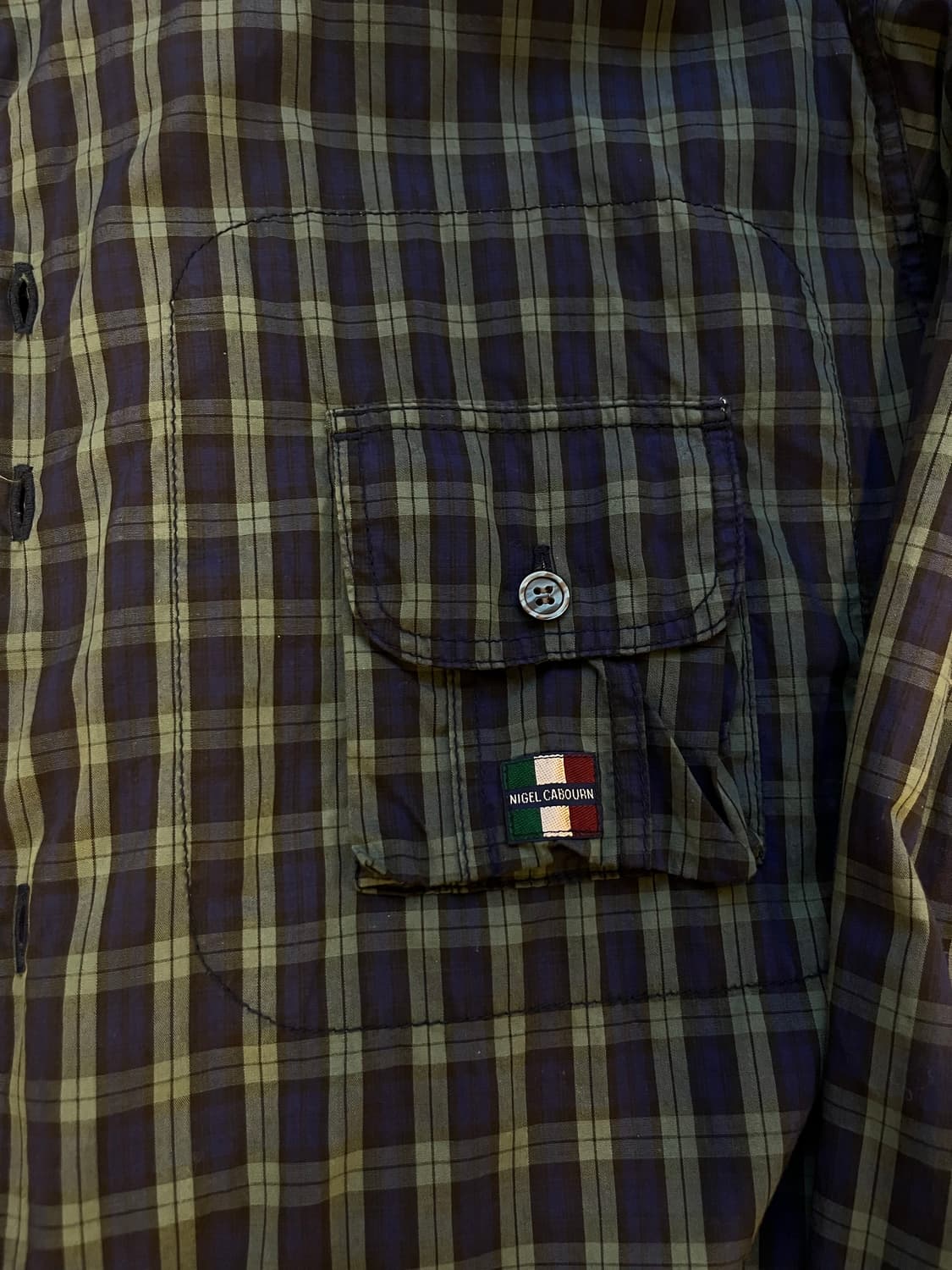 Nigel carbourn 체크셔츠 상품이미지3