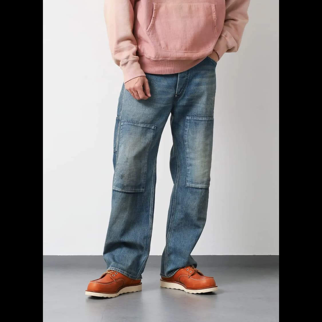 바우와우 마이너스 리페어 데님 워크팬츠 XL사이즈 bowwow 상품이미지3