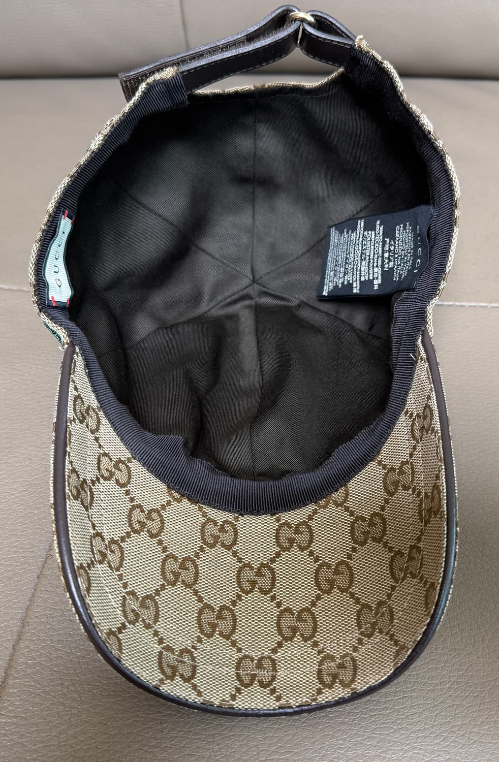 [L] 구찌 GG 오리지널 스트라이프 볼캡 상품이미지7