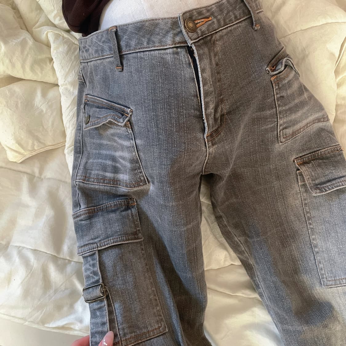 [세트가] 빈티지 팬츠 와이드 팬츠 일본빈티지 y2k 팬츠 스포티 조거 상품이미지4