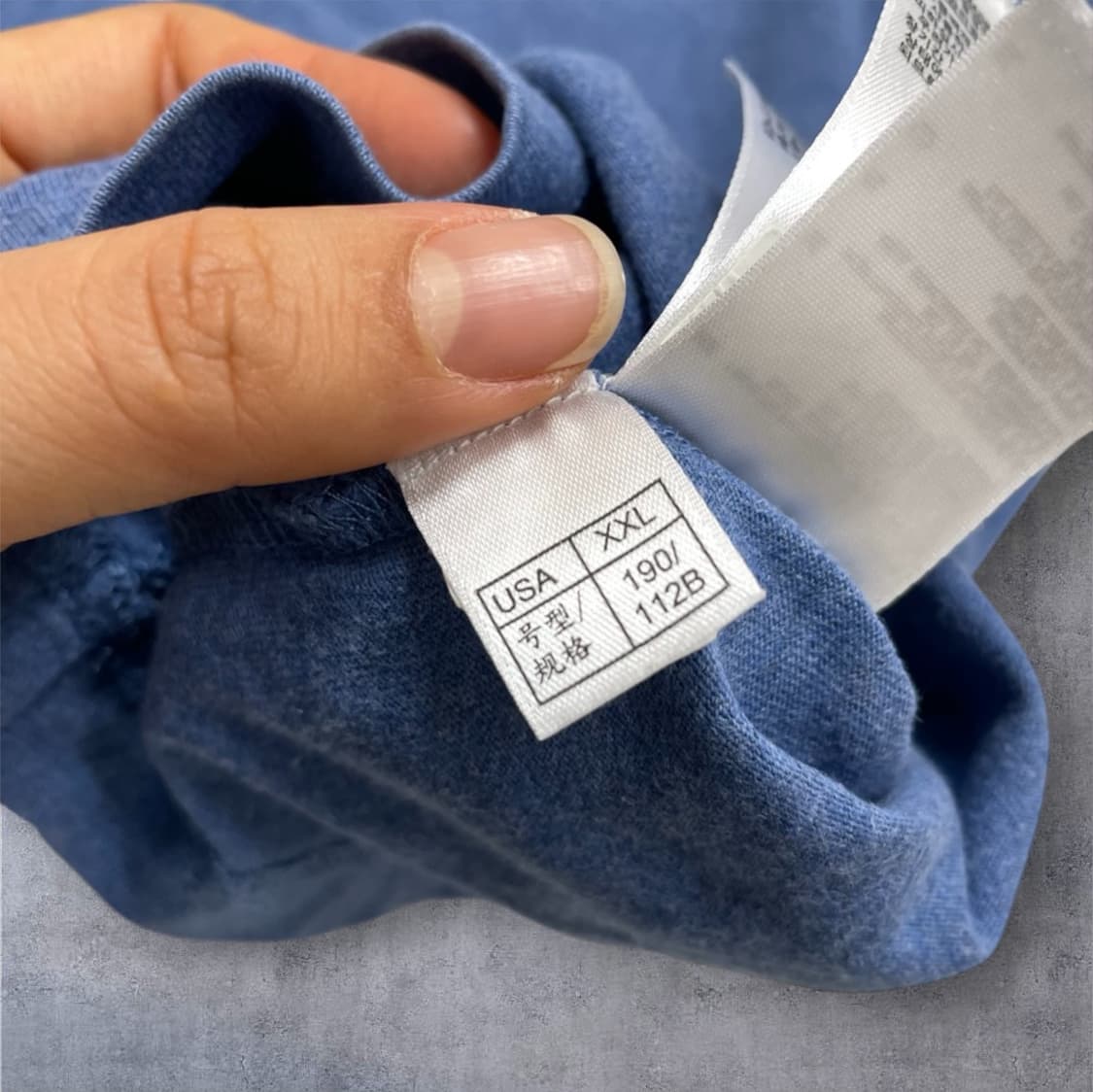 브룩스 브라더스 연블루 자수 로고 반팔 티셔츠 XXL 상품이미지5