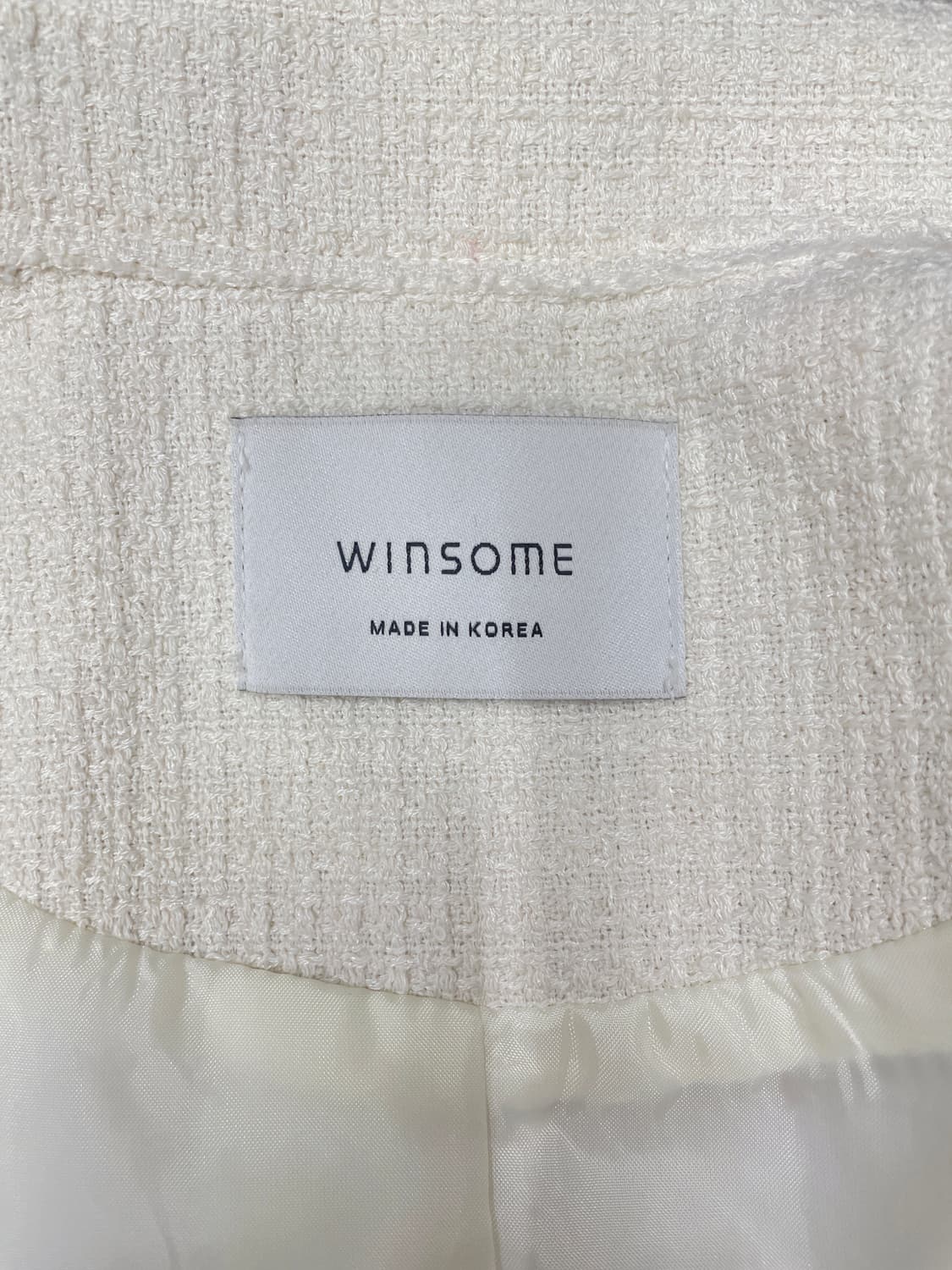 윈섬(WINSOME) 크롭 트위드 포켓 자켓 상품이미지3