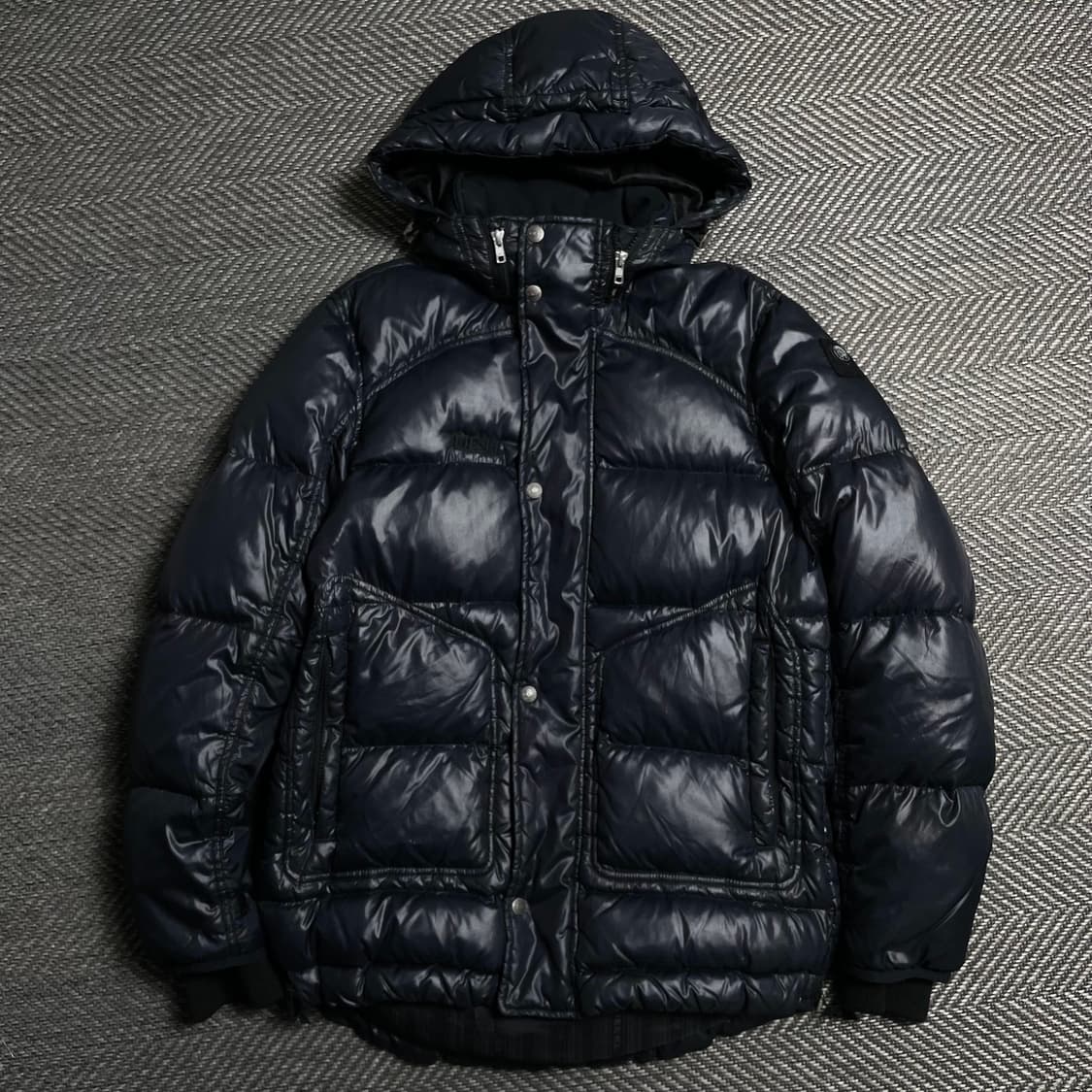 DIESEL 디젤 아카이브 덕다운 글로시 패딩 점퍼o 5914 상품이미지1