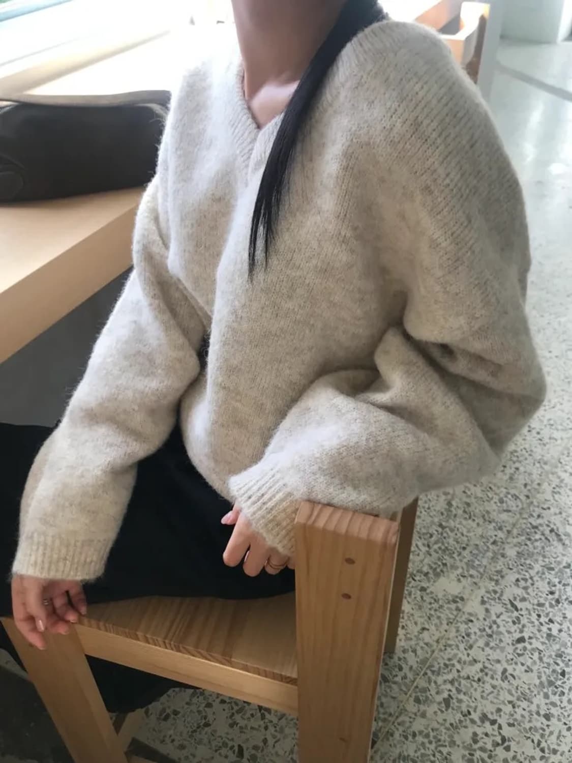 tylda 틸다 모브 니트 베이지색상 상품이미지5