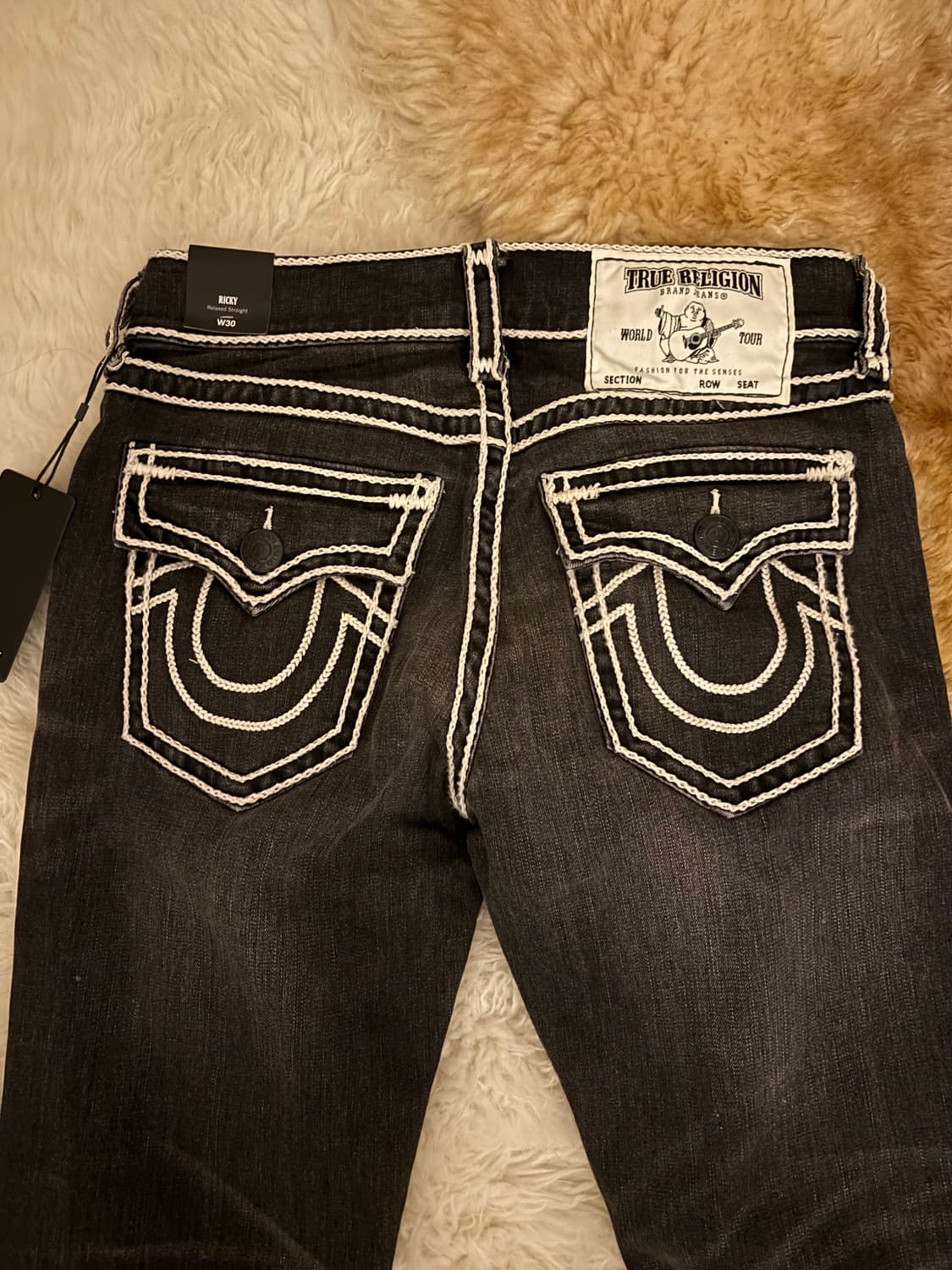 True Religion vintage black jeans 상품이미지1