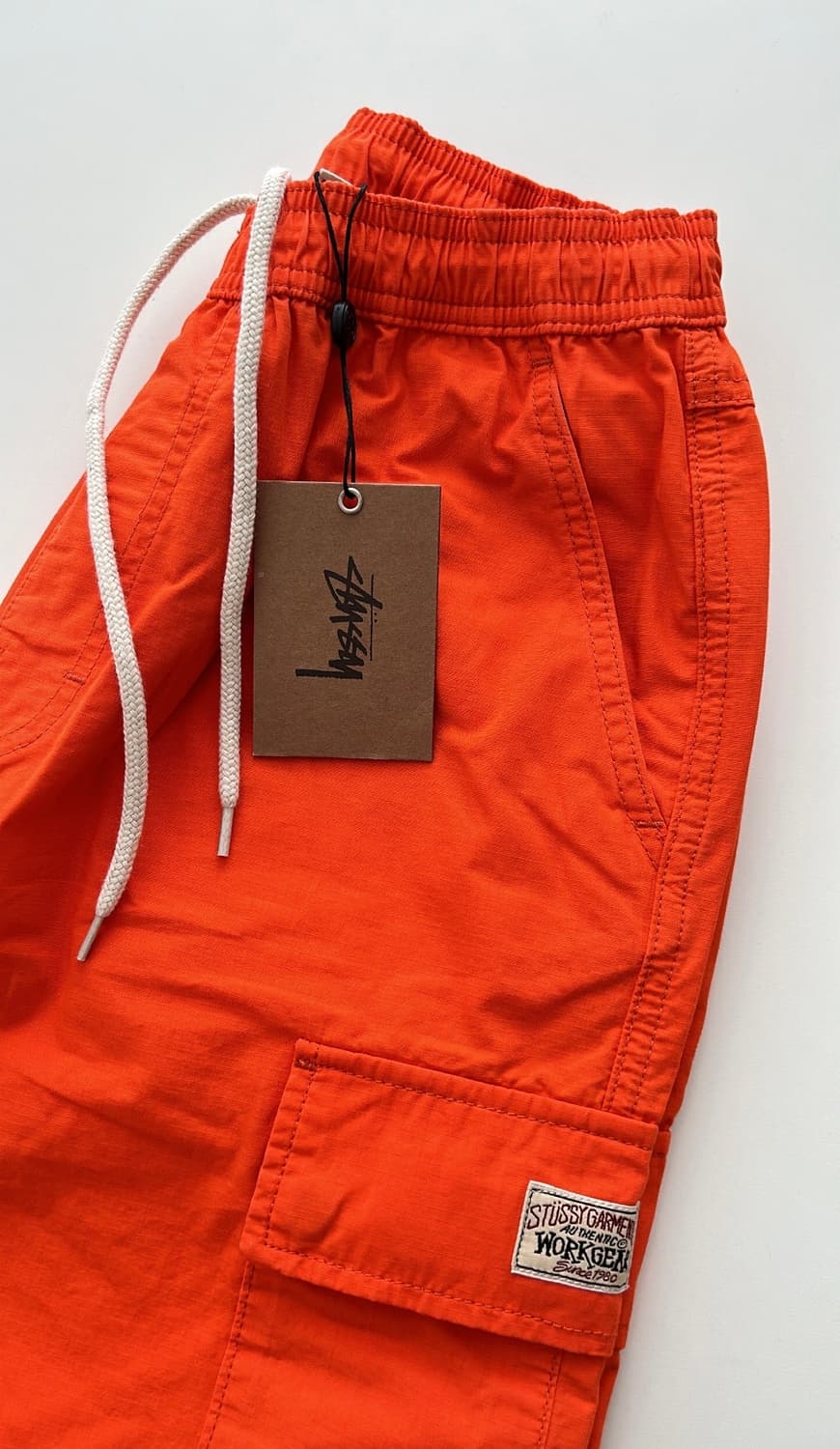 Stussy Ripstop Cargo Beach Pants Orange 상품이미지2