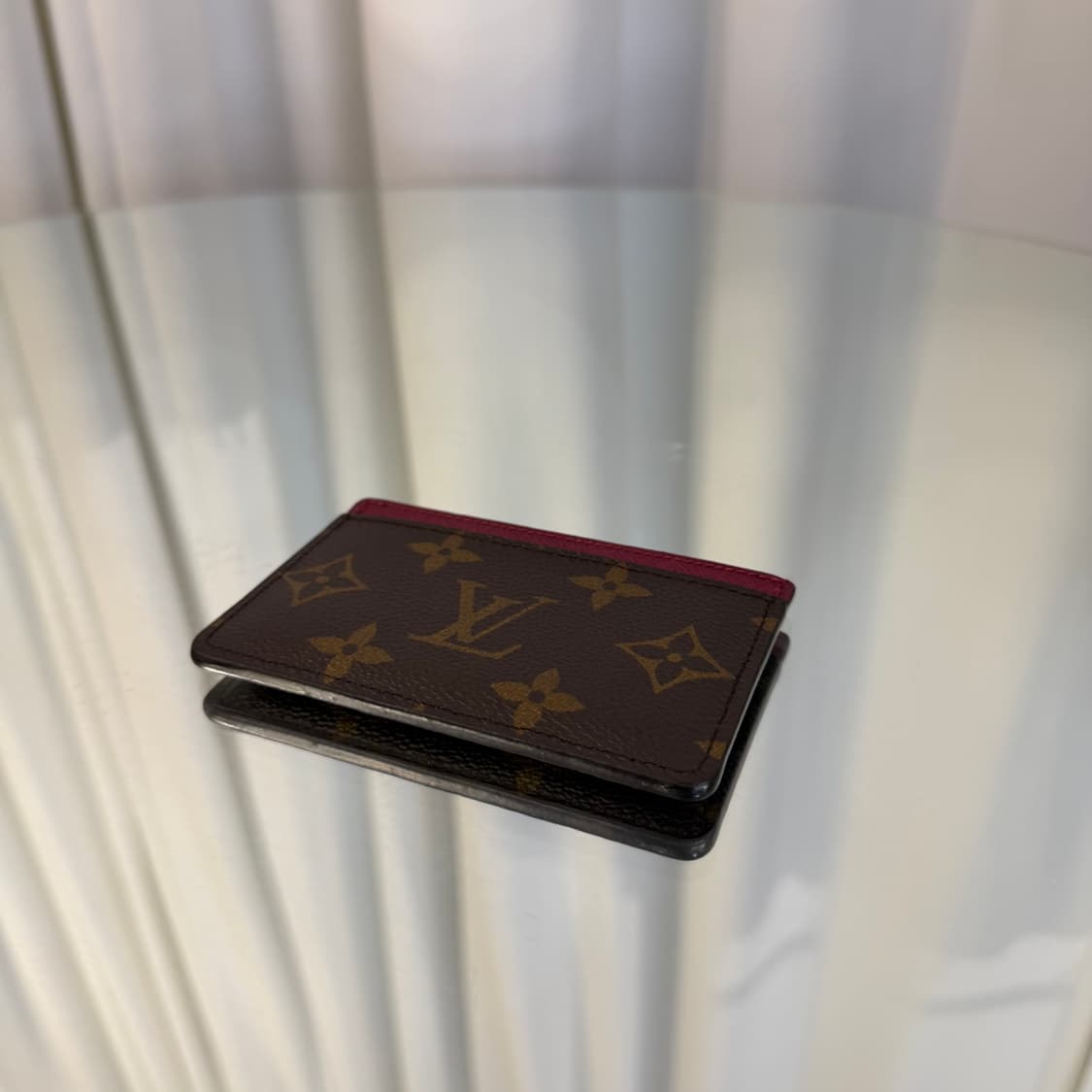 루이비통 모노그램 푸시아 카드지갑 상품이미지5