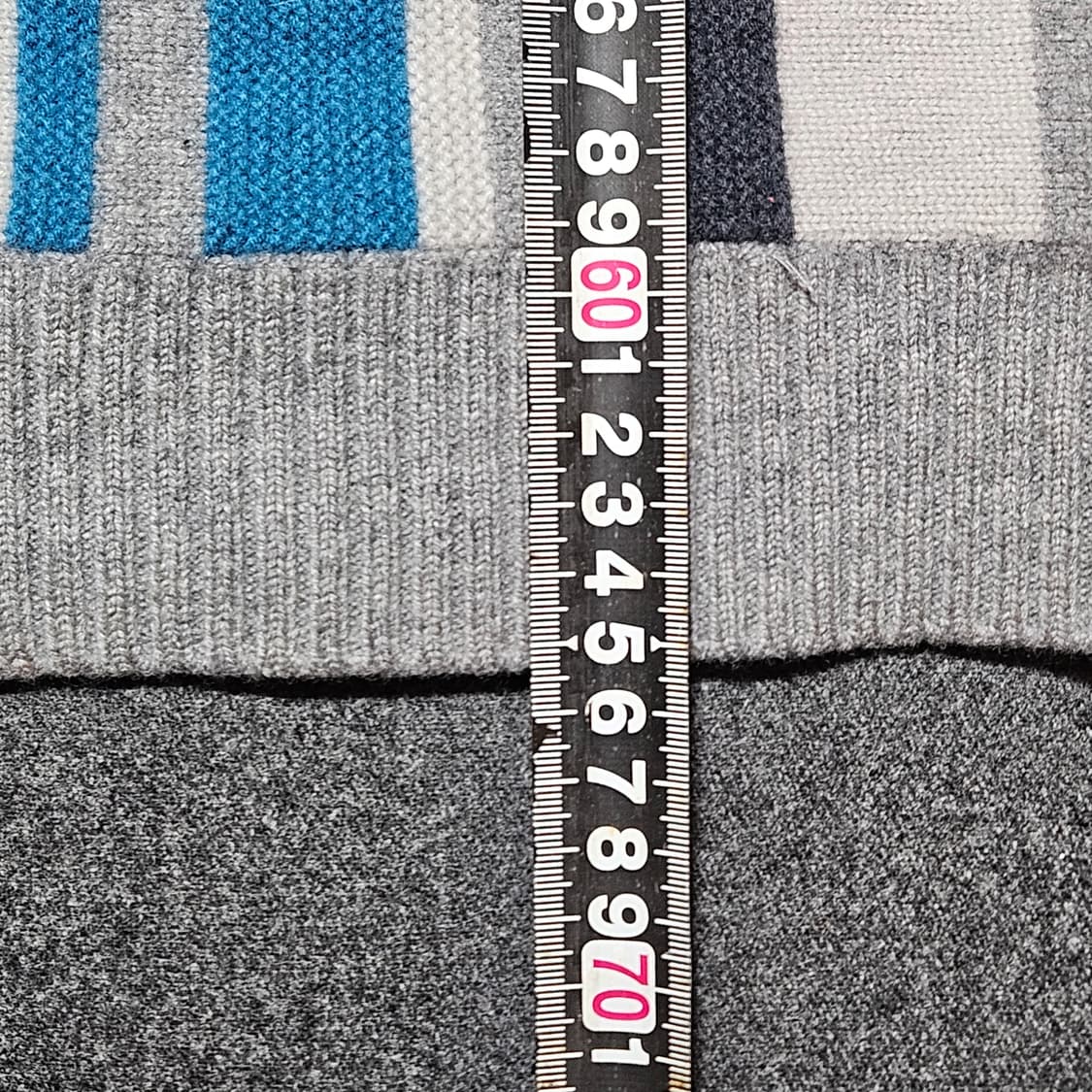 인디안 남성 반집업 니트 100 상품이미지8