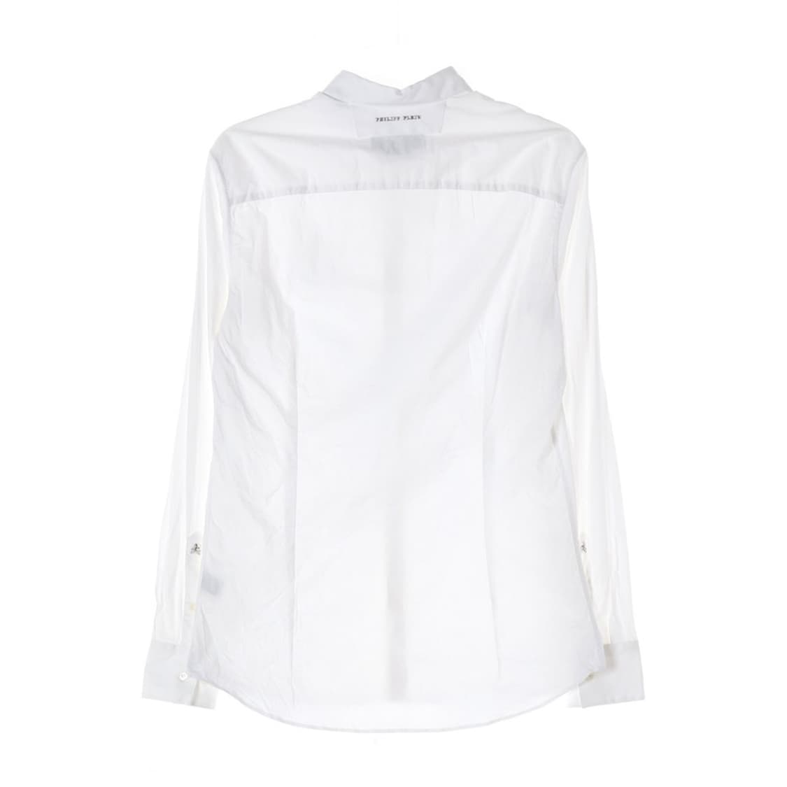 PHILIPP PLEIN 스컬 크리스탈 화이트 셔츠 L 상품이미지2
