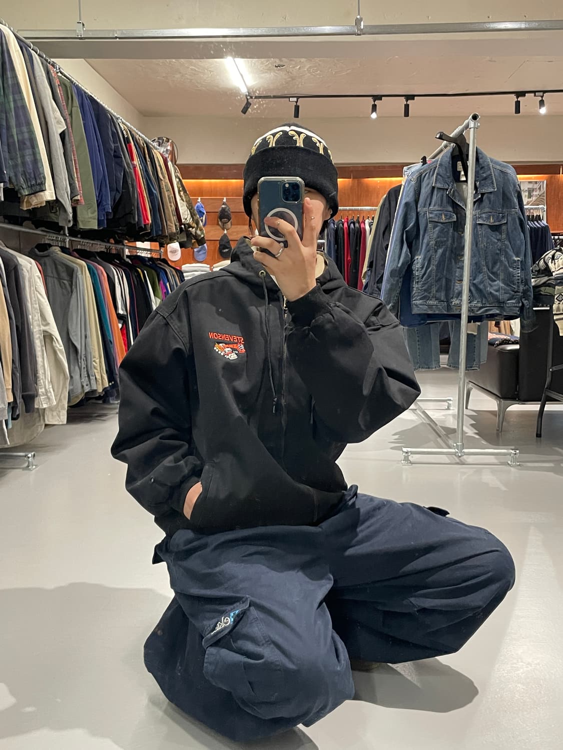 90's 빈티지 엑티브 후드 자켓   상품이미지3