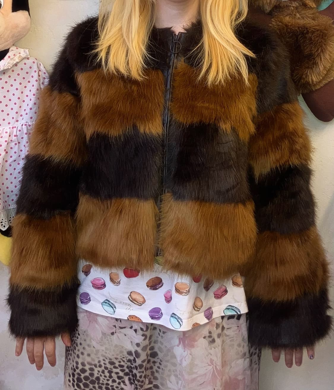 초코 캬라멜 퍼자켓 상품이미지1