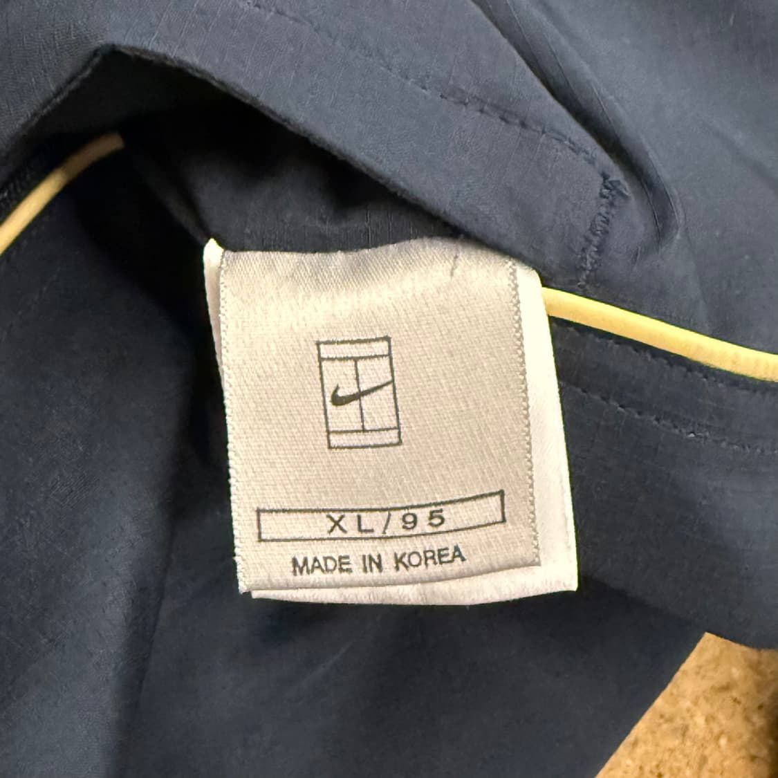 [정품/XL] 나이키 후드 패딩 아이보리 네이비 양면 b17 상품이미지5