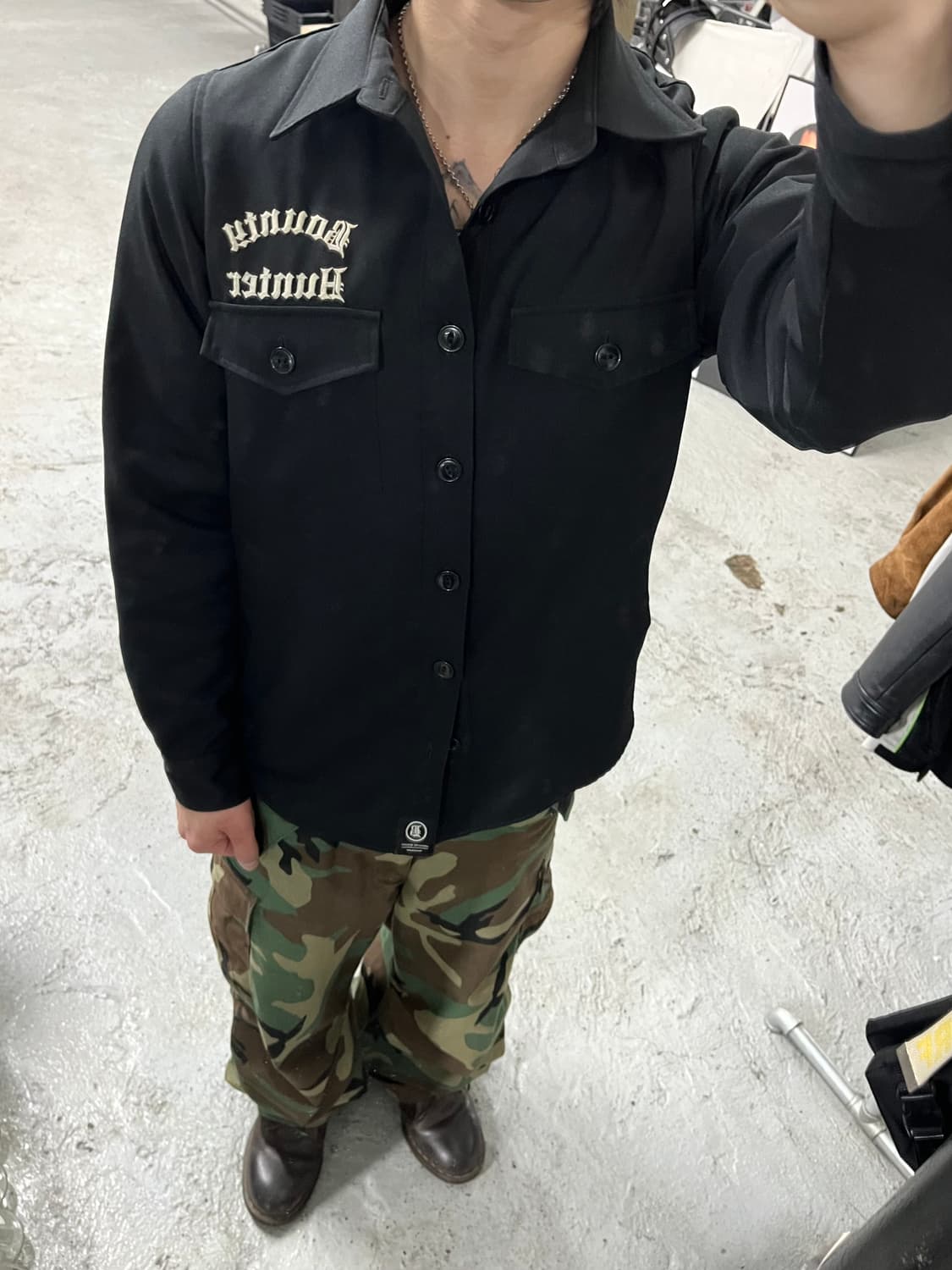 Bounty Hunter logo shirt jacket 🇯🇵 상품이미지3