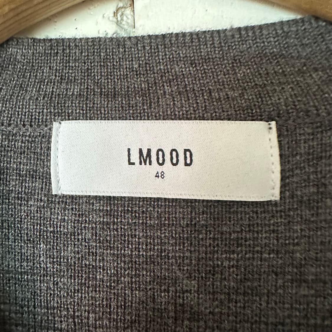 48 LMOOD 엘무드 가디건 차콜 상품이미지3