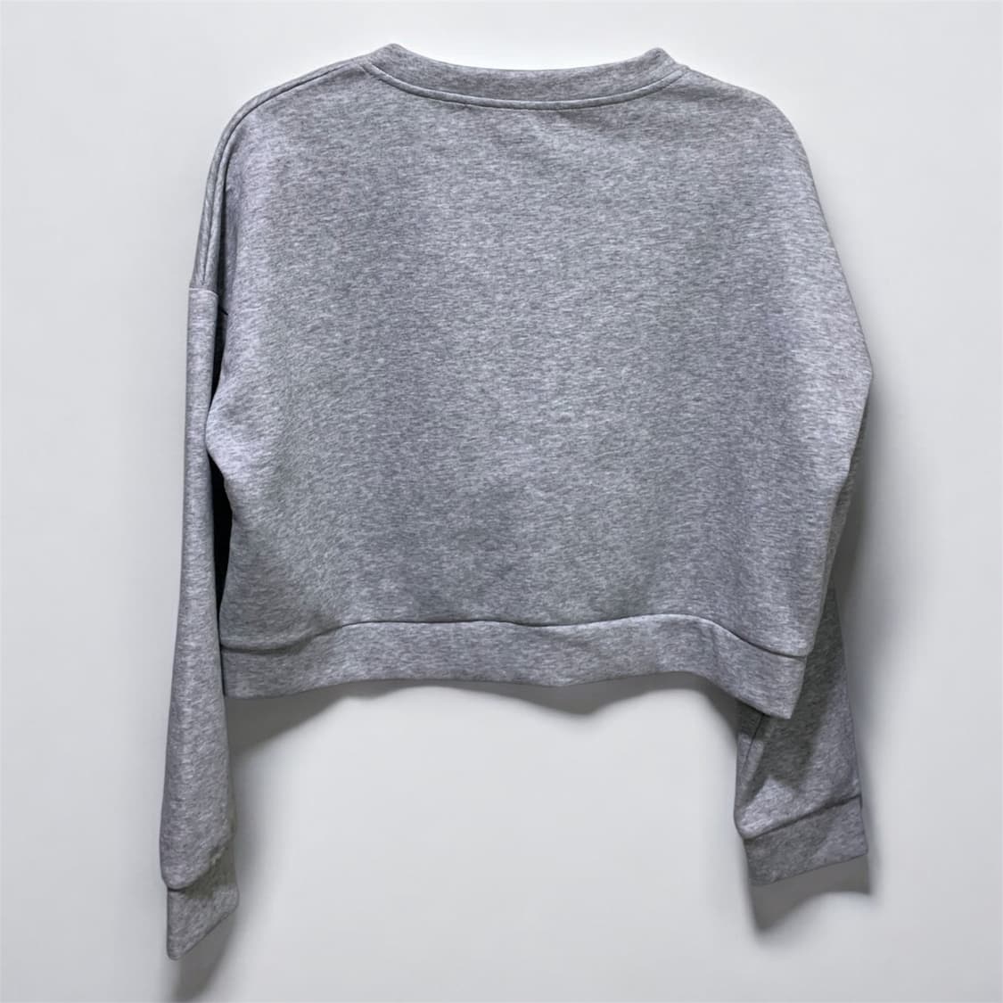 Bnx 그레이 리본장식 맨투맨 상품이미지2