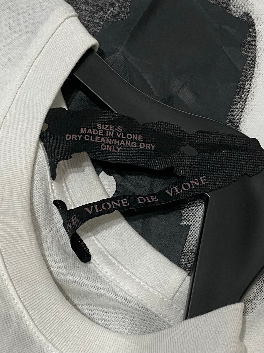Vlone 해골 윙 프린팅 반팔 티셔츠 상품이미지8