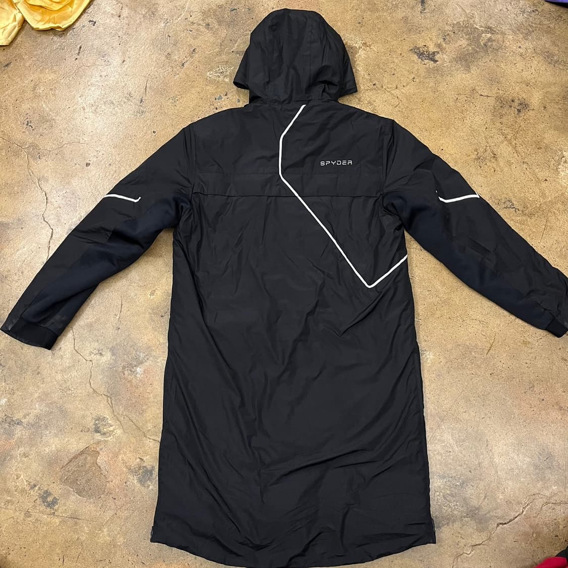 [정품/XL] 스파이더 블랙 후드 오리솜털 롱패딩 b19 상품이미지4