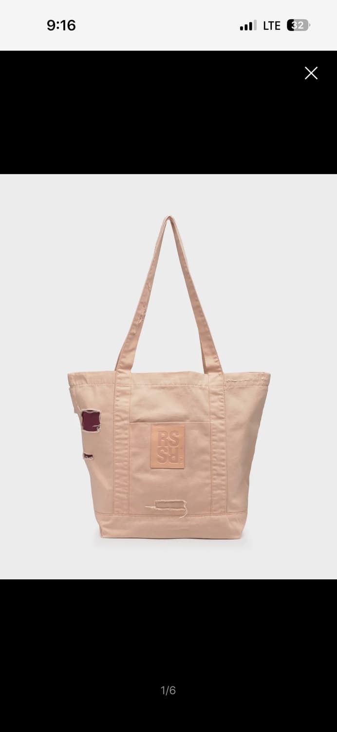 라프시몬스 디스트레스드 토트백(새상품) 상품이미지1