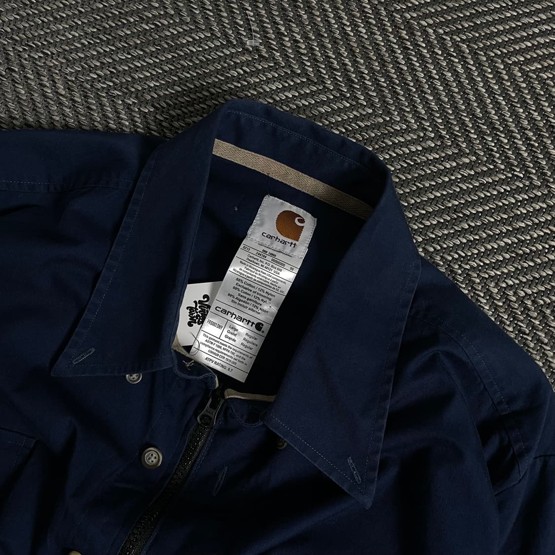 칼하트 리메이크 크롭 투웨이 셔츠 자켓y 3532 상품이미지4