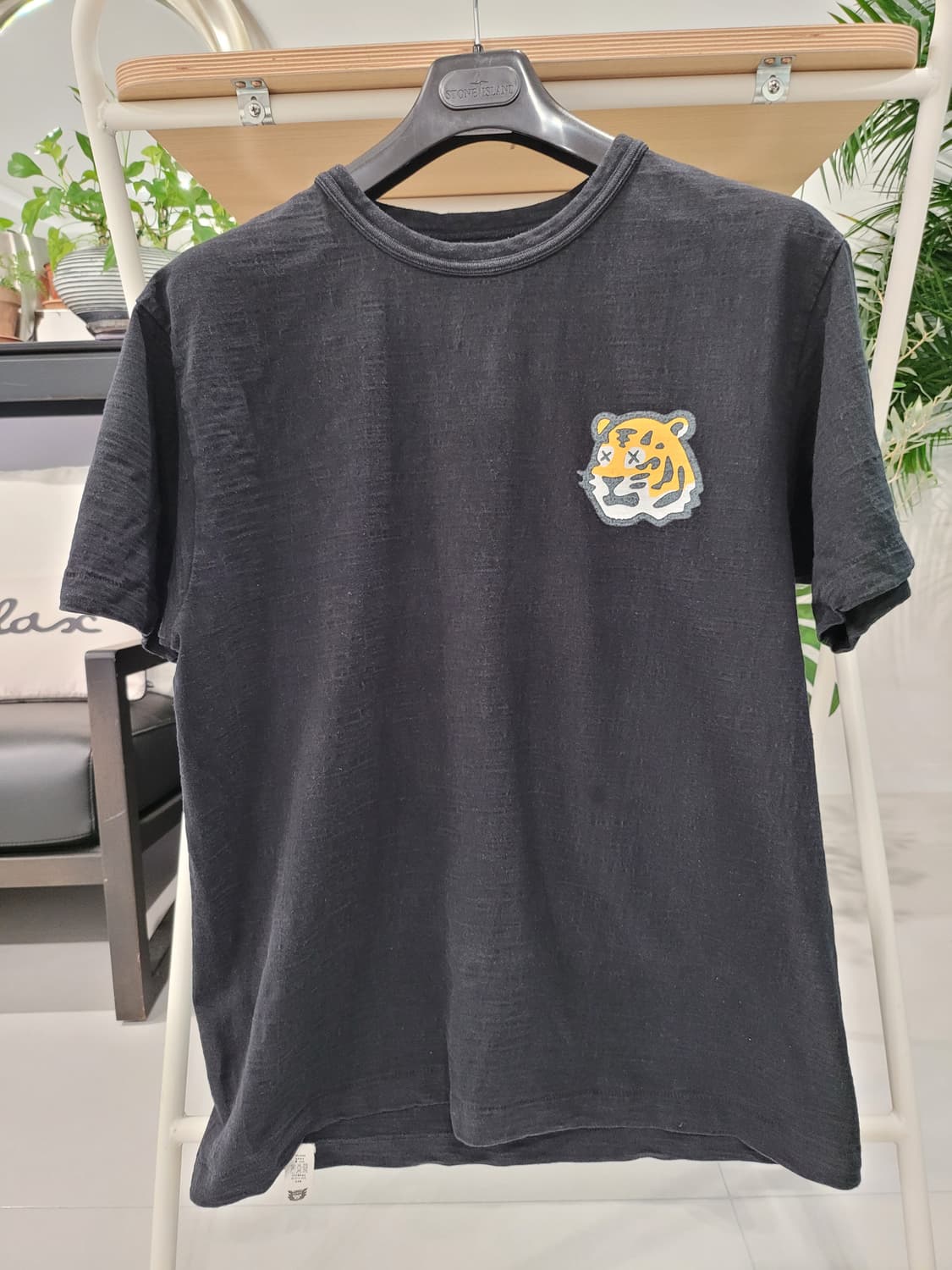 🐯 [한정판] 휴먼메이드 x 카우스 #4 타이거 반팔 티셔츠 블랙xxl 상품이미지5